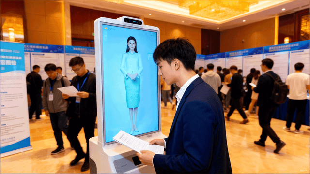 ：AI数字人一体机在政务大厅的深度应用分析PG麻将胡了免费模拟器智慧政务从试点到普及(图1)